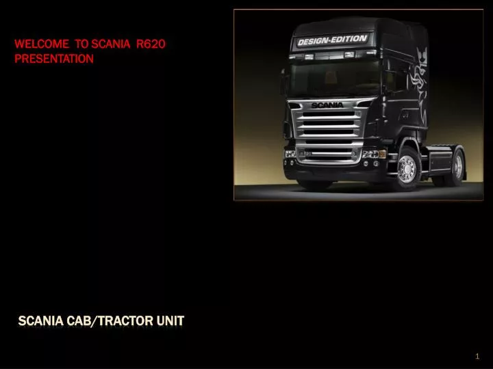 scania cab tractor unit