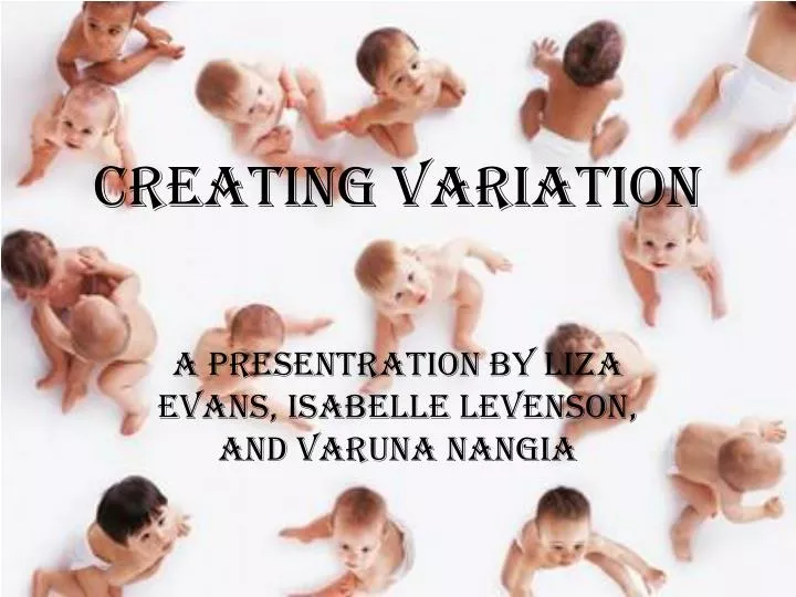 creating variation