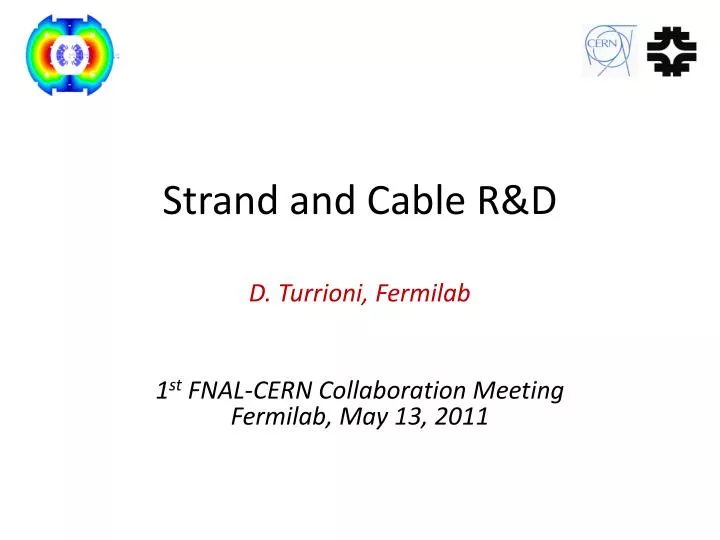 strand and cable r d