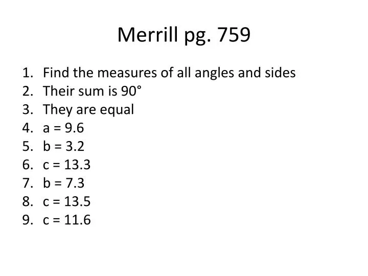 merrill pg 759