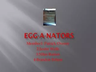 Egg-A- Nators