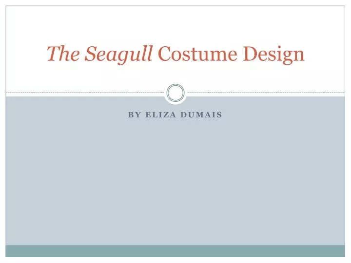 the seagull costume design