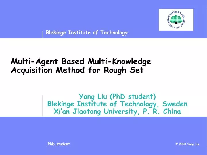 multi agent based multi knowledge acquisition method for rough set