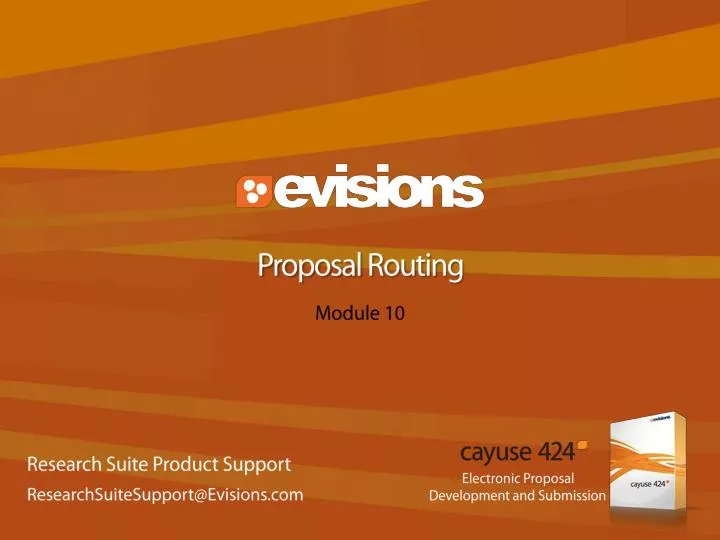 proposal routing
