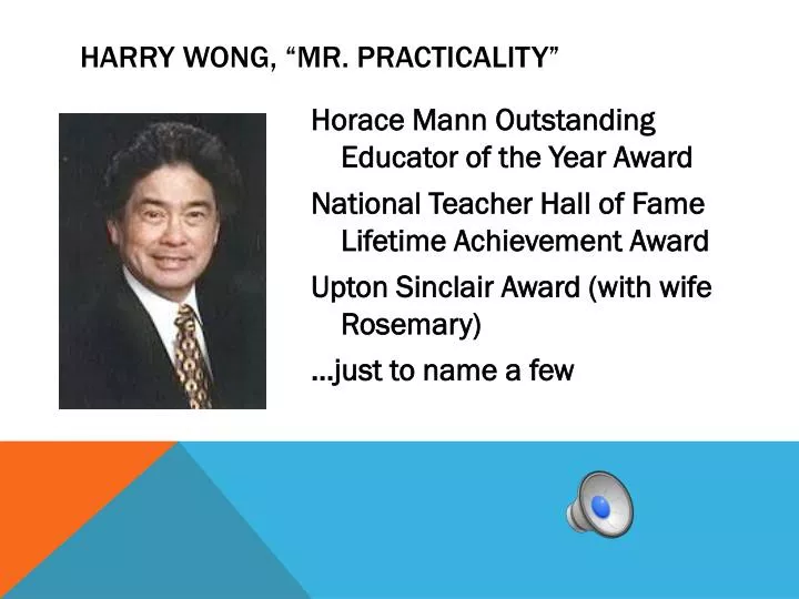harry wong mr practicality