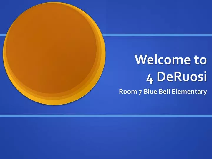 welcome to 4 deruosi