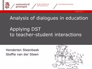 Analysis of dialogues in education Applying DST to teacher-student interactions