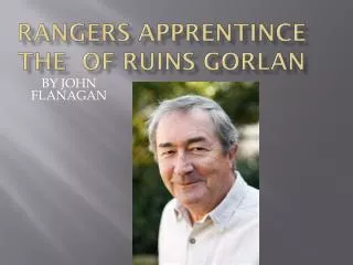 RANGERS APPRENTINCE THE OF RUINS GORLAN