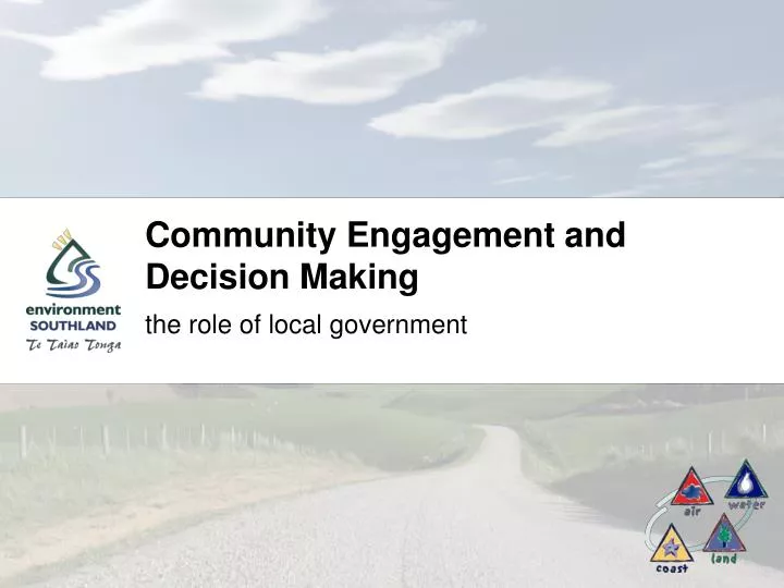 community engagement and decision making