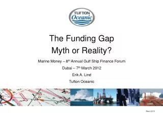 The Funding Gap Myth or Reality?