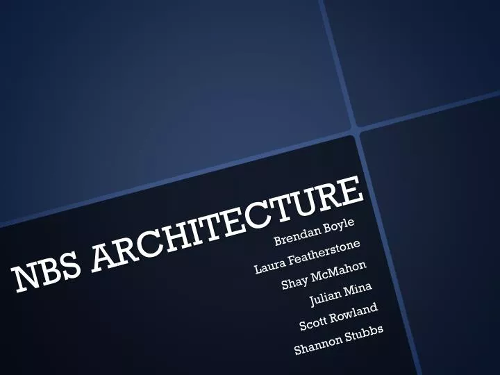 nbs architecture