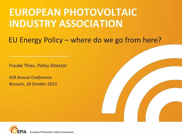 european photovoltaic industry association