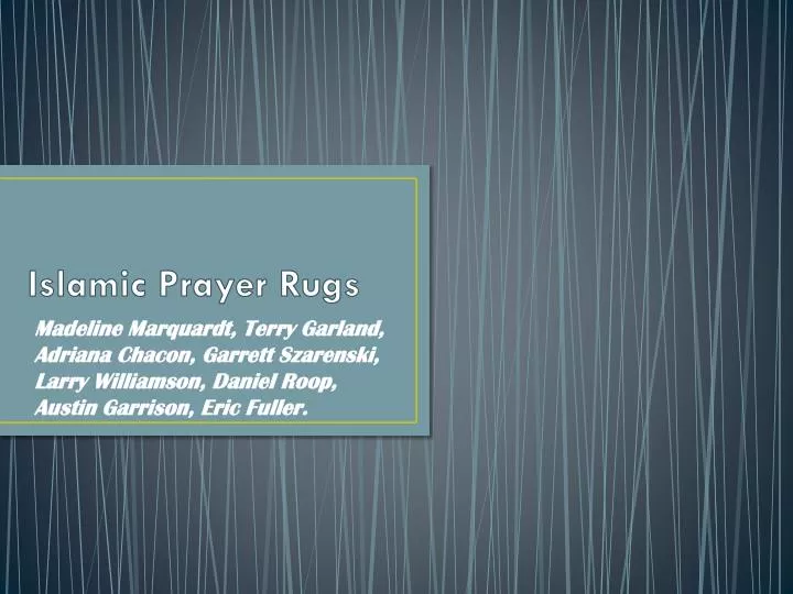 islamic prayer rugs