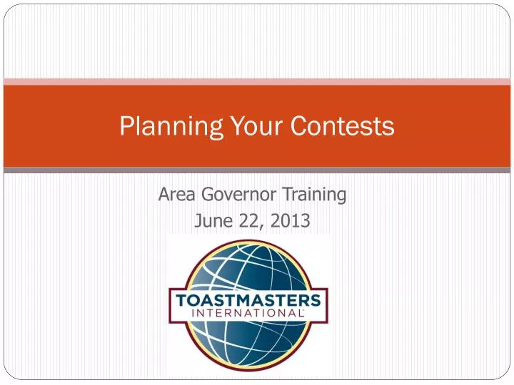 planning your contests