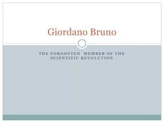 Giordano Bruno