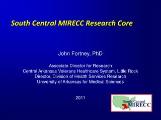 South Central MIRECC Research Core