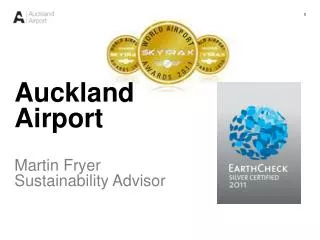 Auckland Airport Martin Fryer Sustainability Advisor