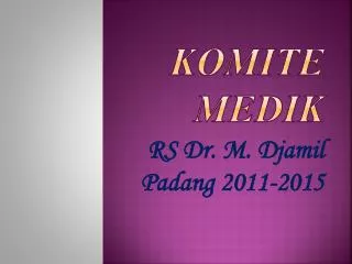 komite medik