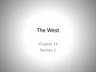 The West