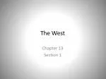 The West - slide 1
