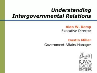 Understanding Intergovernmental Relations