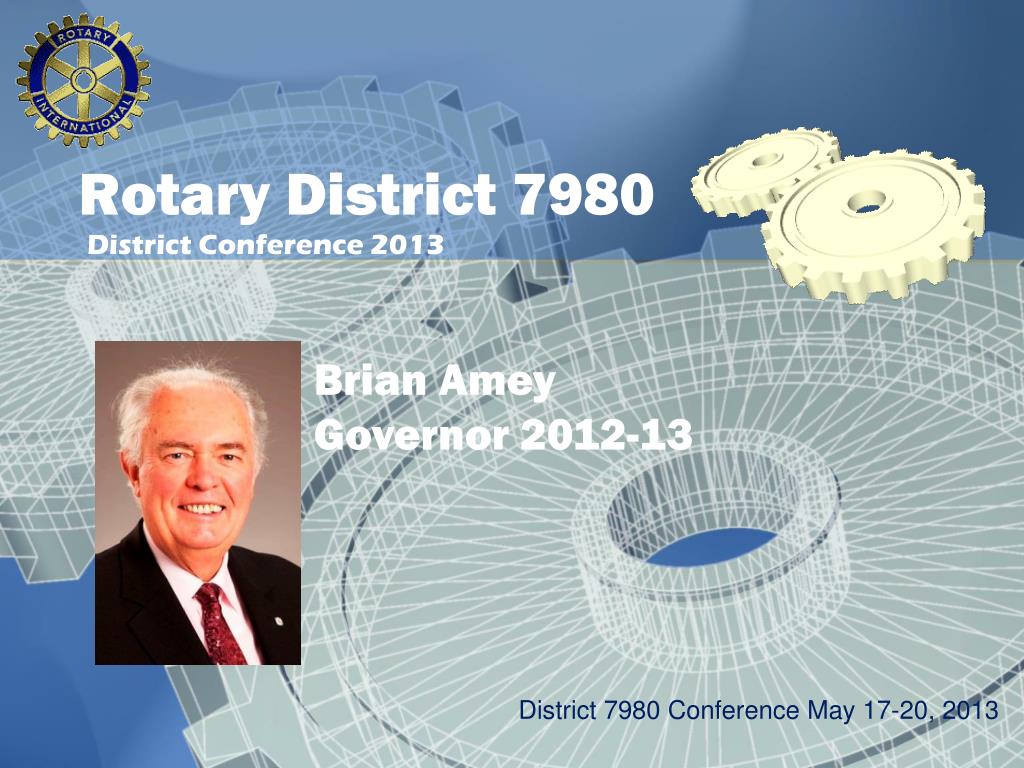 PPT - Rotary District 7980 Conference 2013: Paul Harris Luncheon ...