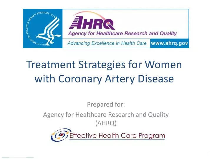 treatment strategies for women with coronary artery disease