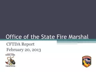 Office of the State Fire Marshal