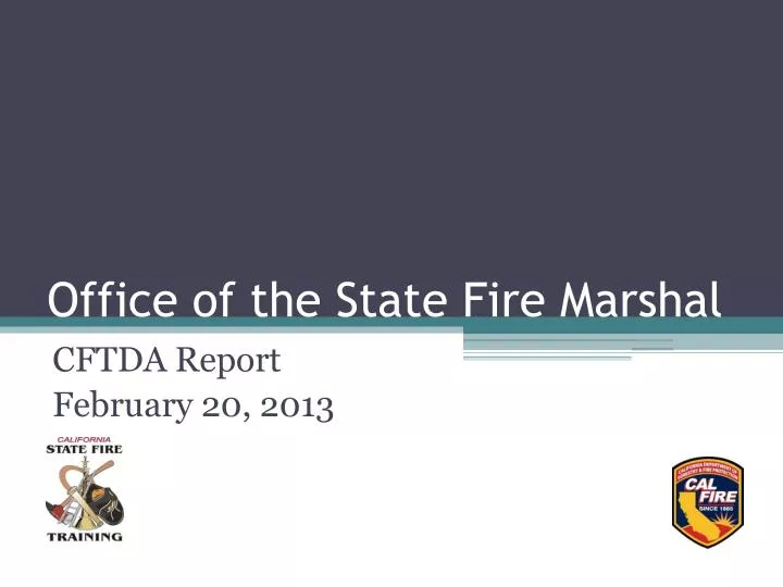 office of the state fire marshal
