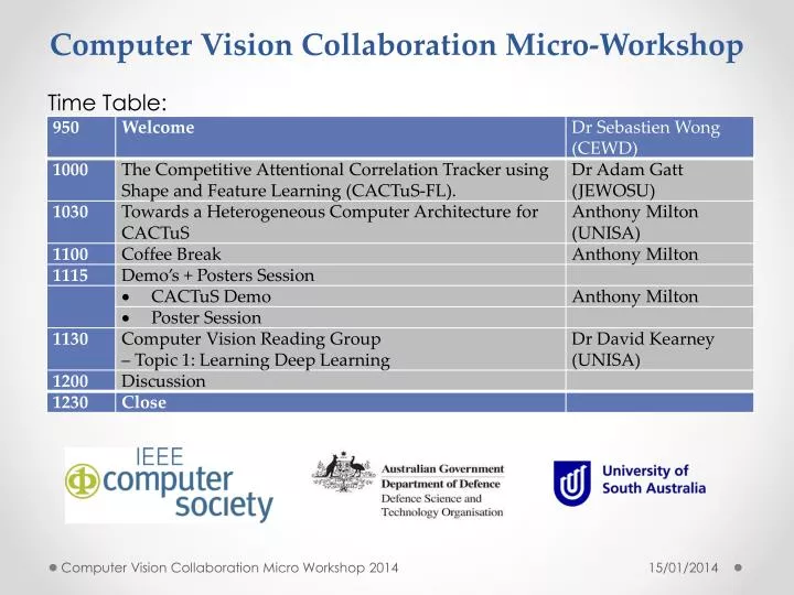 computer vision collaboration micro workshop