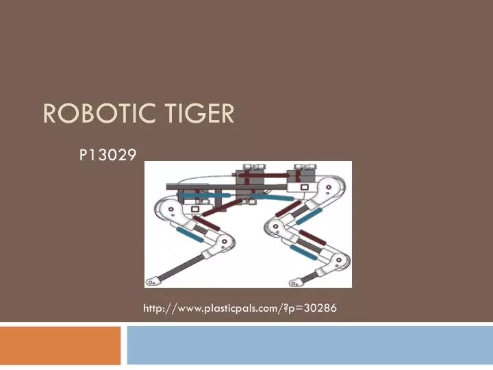 robotic tiger