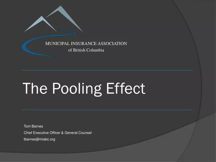 the pooling effect
