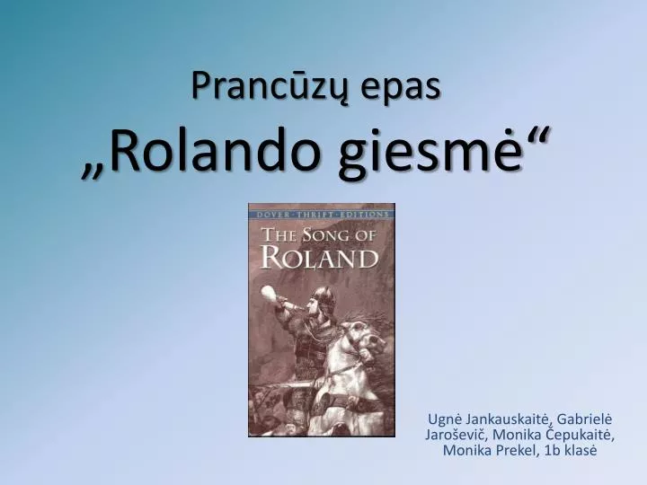 pranc z epas rolando giesm