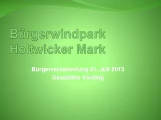 b rgerwindpark holtwicker mark