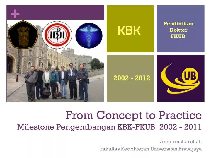 from concept to practice milestone pengembangan kbk fkub 2002 2011
