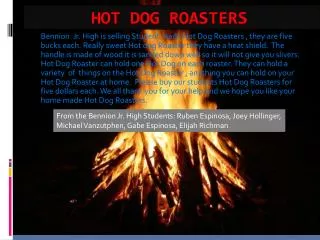 HOT DOG Roasters