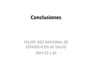 conclusiones