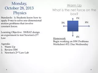 Monday, October 28, 2013 Physics