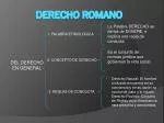 DERECHO ROMANO - slide 1