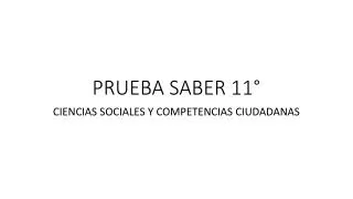 prueba saber 11