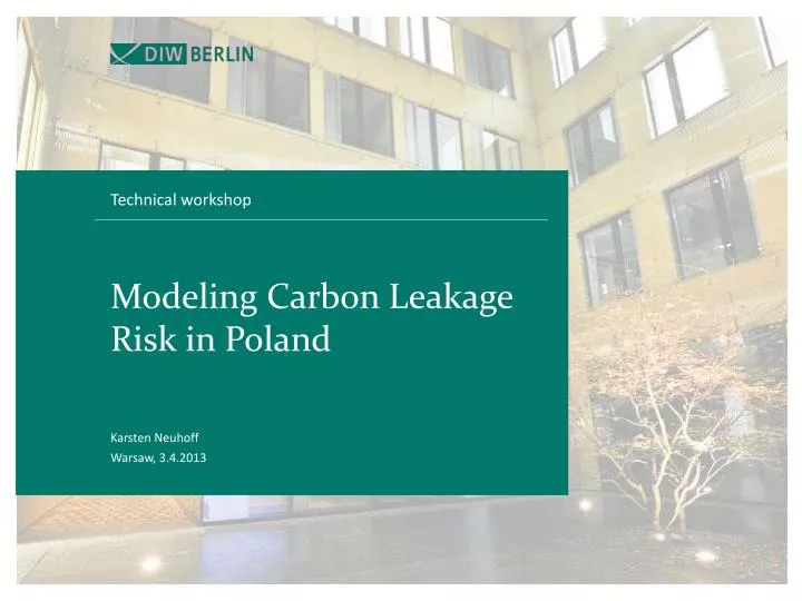 modeling carbon leakage risk in poland