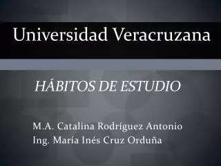 h bitos de estudio