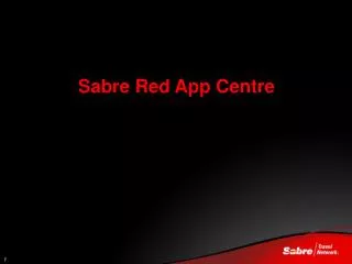 sabre red app centre