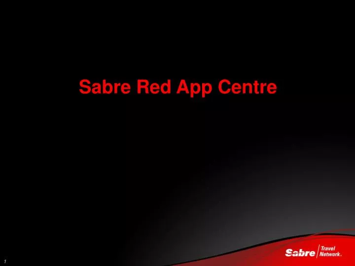 sabre red app centre