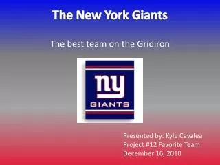 The New York Giants