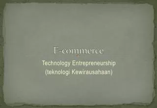 e commerce