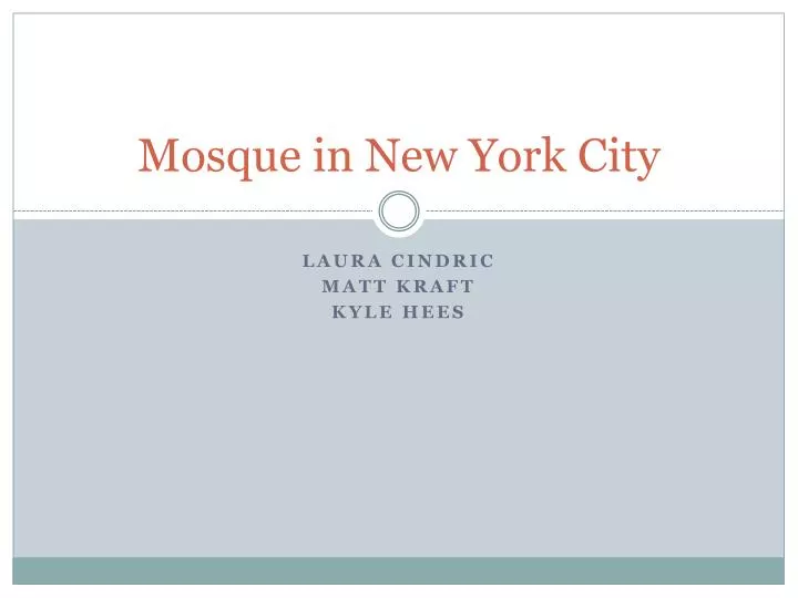 mosque in new york city