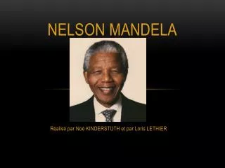 nelson mandela