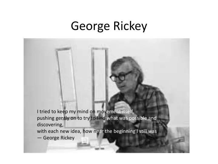 george rickey