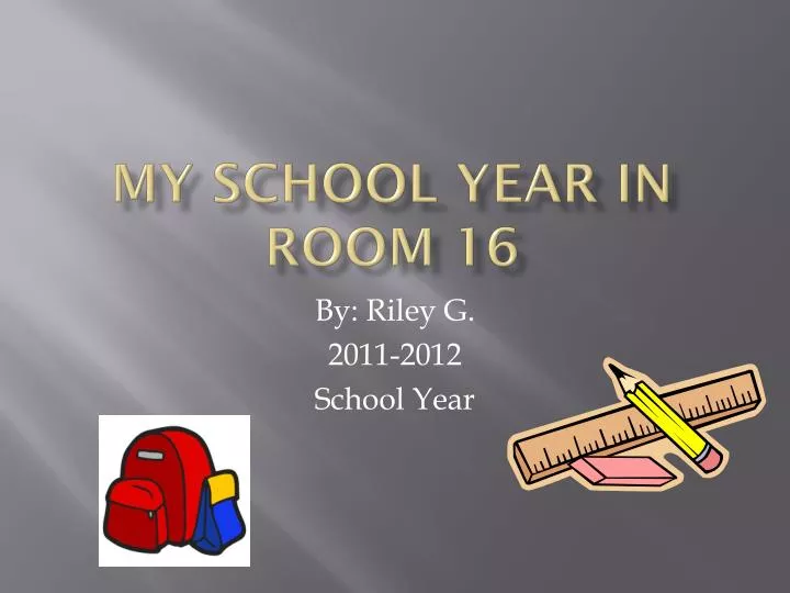 my school year in room 16